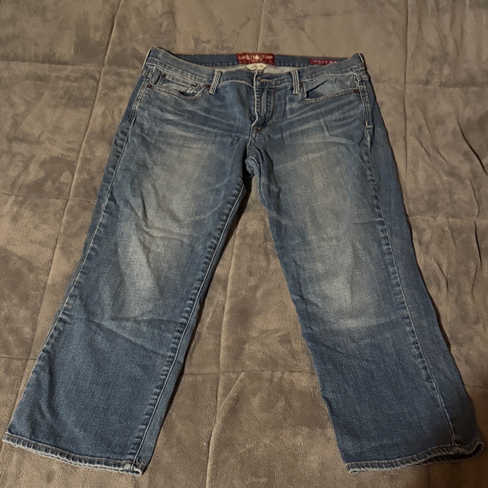 Lucky Brand Indigo Denim Crop Jeans